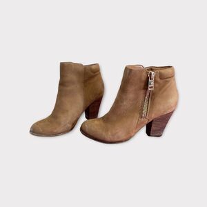 Aldo | Brown Suede like Ankle Boot with Block Heel